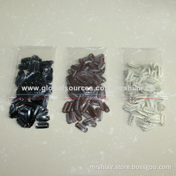 2.8cm T shape 8 teeth stainless steel snap clips